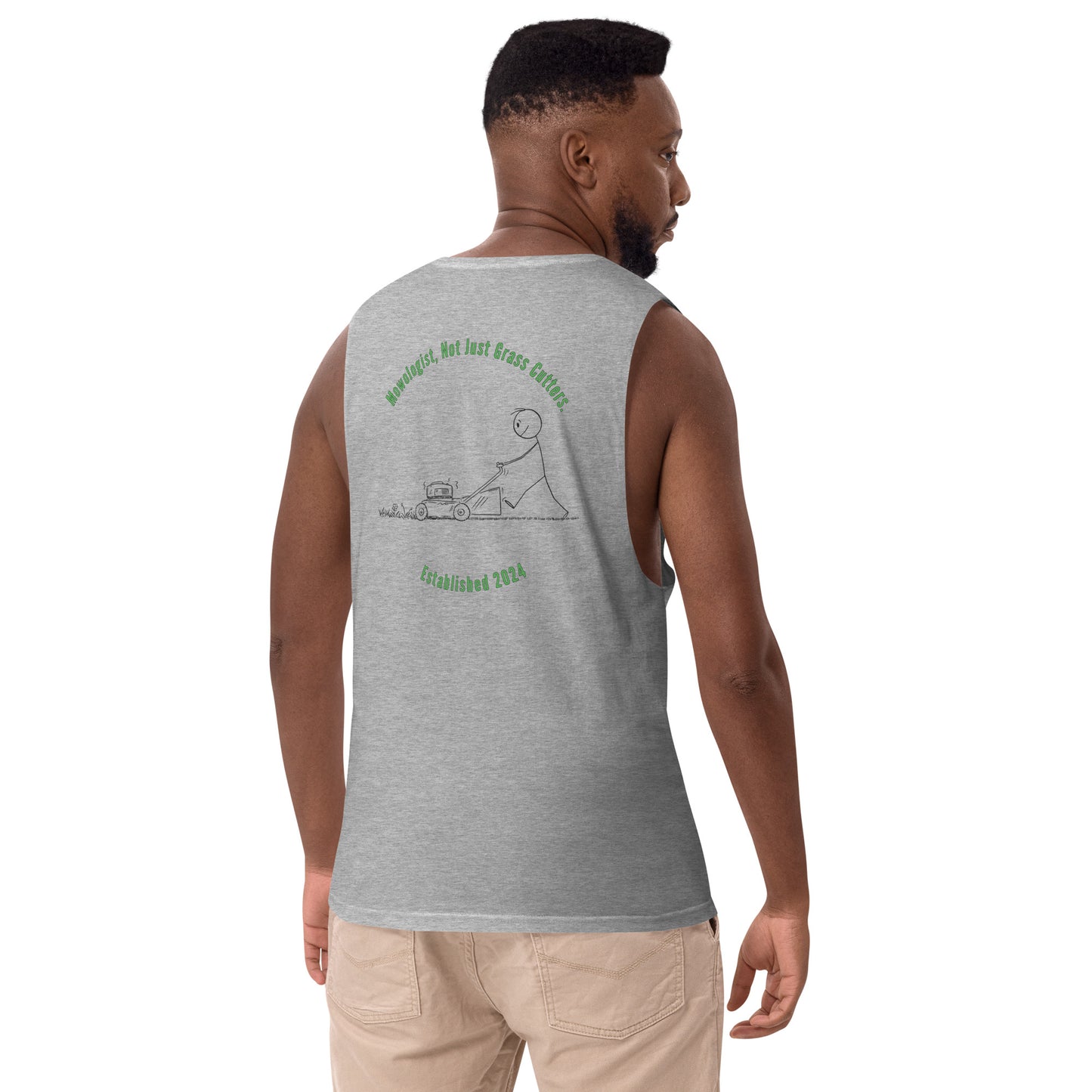 Mowologist established tank top