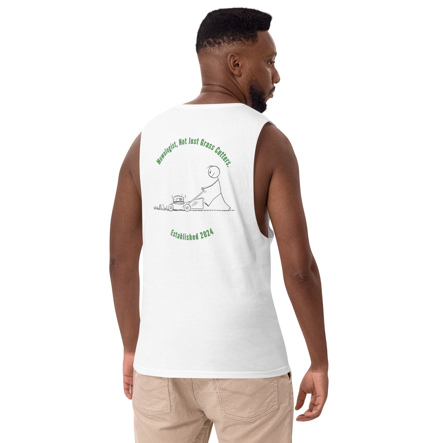 Mowologist established tank top