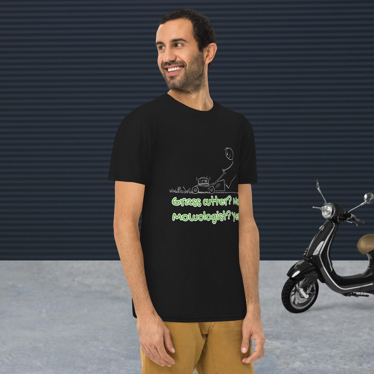 Mowologist original black tee